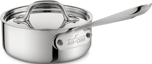 D3 Stainless Steel 1 Qt Saucepan with Lid