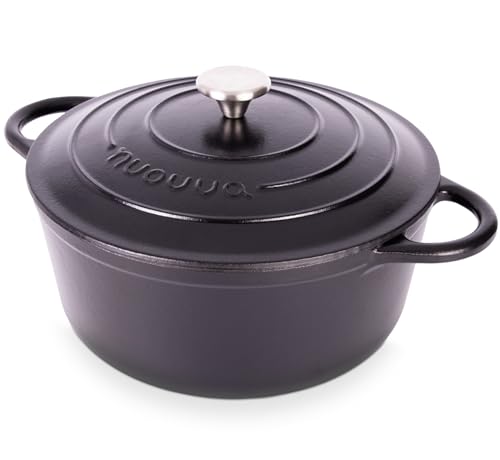 Enamelled Cast Iron Dutch Oven Pot with Lid
