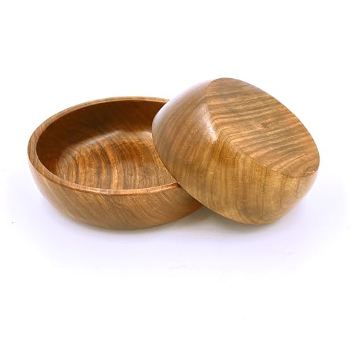Wooden Mixing Bowls Set of 2 for Home and Kitchen