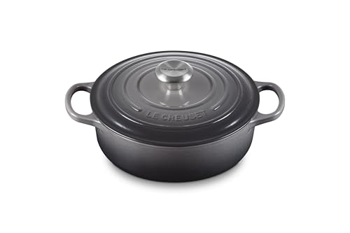 Enameled Cast Iron Round Wide Dutch Oven
