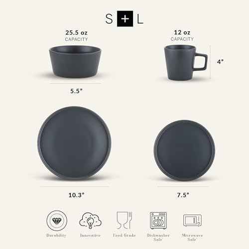 32 Piece Stoneware Dinnerware Set (32 Count)