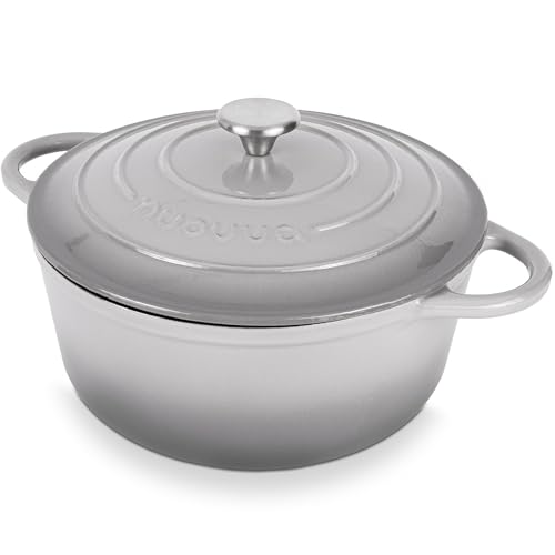 Enamelled Cast Iron Dutch Oven Pot with Lid