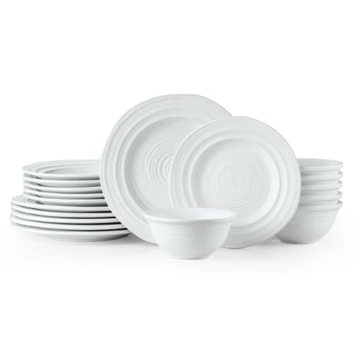 Handmade Stoneware Dinnerware Set (Artisan Ivory / service for 6)