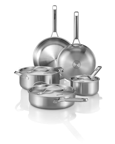 Stainless Steel Cookware Set (8 Count)