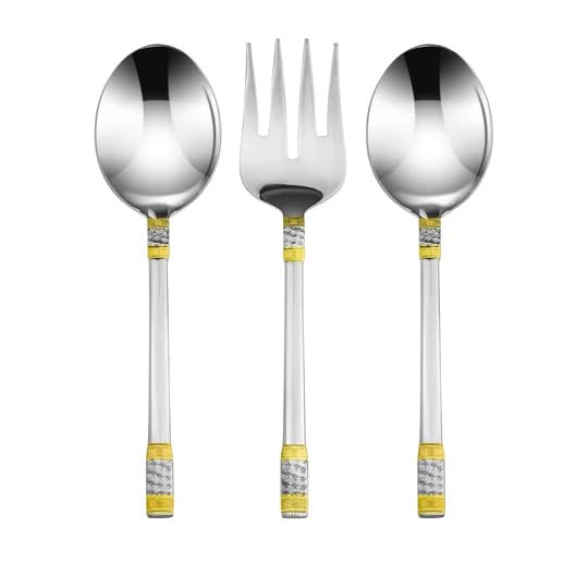 75 Pc Luxury Flatware Set for 12 w