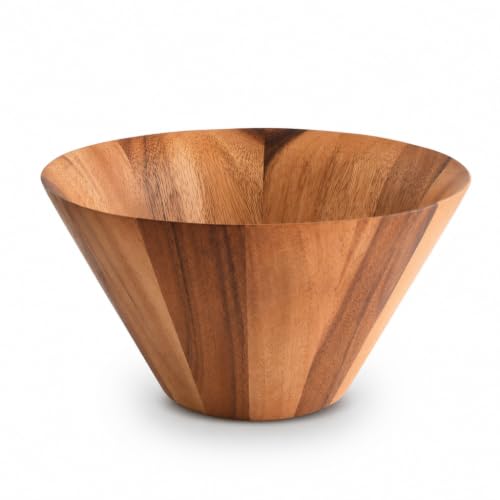 Acacia Wood Serving Bowl (7.5" Tall x 12" Diameter)
