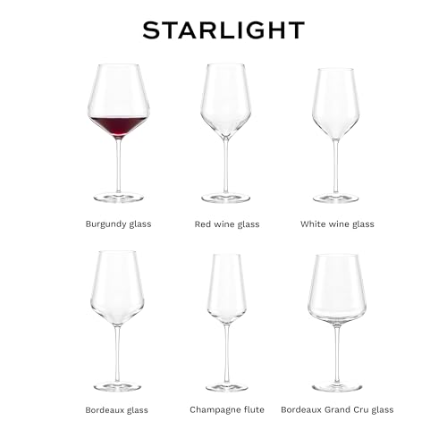 Burgundy Glasses Starlight Set of 6 (6 Count)