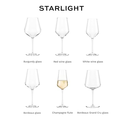 Set of 6 Glass Champagne Flutes (6 Count)