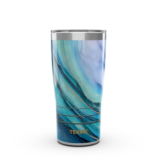 Traveler® 20oz Tumbler (Inkreel - Teal Wave / 20oz Traveler with Slider Lid)