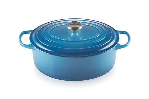 Enameled Cast Iron Oval Dutch Oven