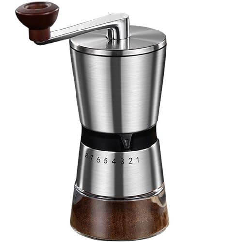 Precision Manual Coffee Grinder for Home Use (Big Black)