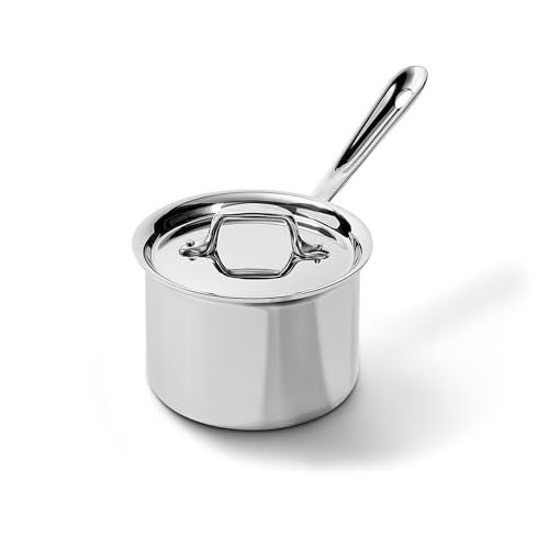 D3 Stainless Steel 2 Qt Saucepan with Lid