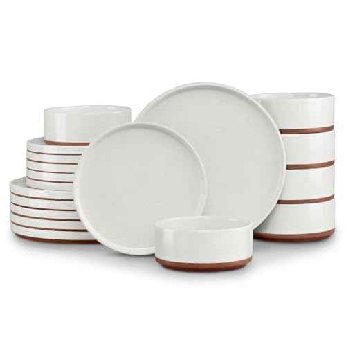 Stoneware Dinnerware Set Service for 6
