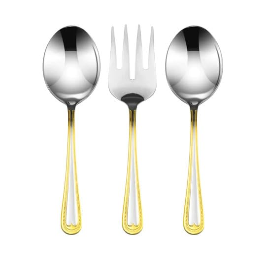 Venezia Collection Gold Flatware Serving Set for 12 (12 Count)