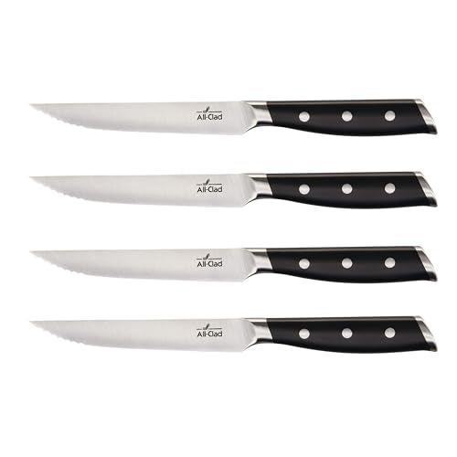 Forged German Stainless Steel Steak Knife Set 4 Piece (4 Count)