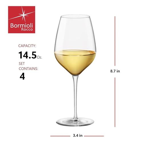 Inalto Tre Sensi Collection Set Of 4 Premium 14.5 Oz. Wine Glasses (4 Count)