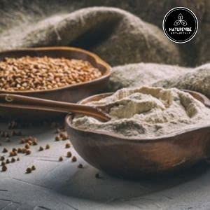 Naturevibe Botanicals Buckwheat Flour 5lb Premium Quality | Used for Baking and as Thickener - Nestoria