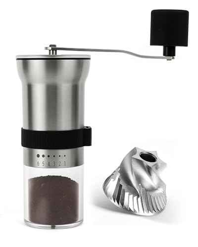 Manual Coffee Grinder with Stainless Steel Burr (Stainless Steel Burr)