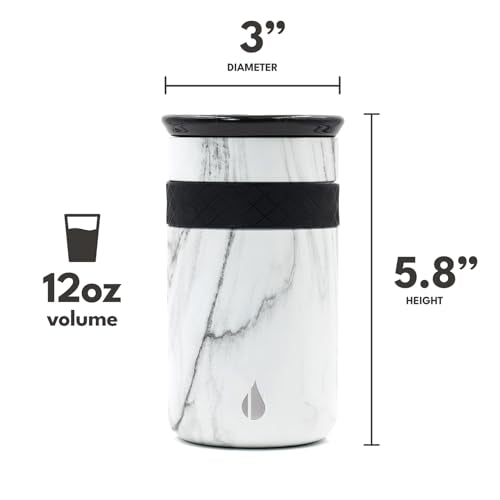 Artisan 12oz Triple (12 Ounces / White Marble)