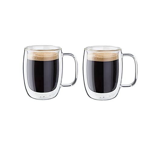 39500 111 Double Wall Glass Espresso Tumbler (1) Cup glass)