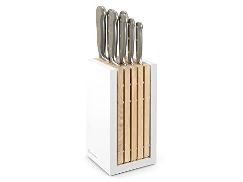 Classic Velvet Oyster 8 Piece Knife Block Set