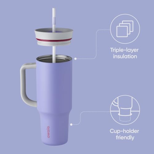 Tumbler Stainless Steel Water Bottle 40 oz Whimsical Daydream (Whimsical Daydream / 40 Ounces (Pack of 1))