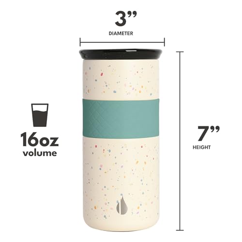 Artisan 16oz Triple (16 Ounces / Rainbow Speckle)