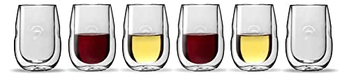 Moderna Artisan Series Double Wall Insulated Wine Glasses