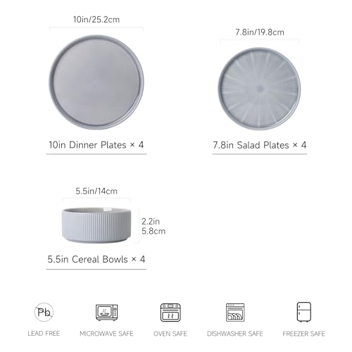 Stoneware Dinnerware Sets for 4 (4 Count)