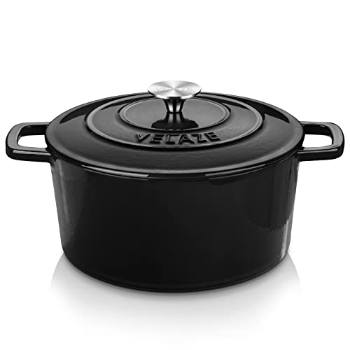 6 QT Enameled Cast Iron Dutch Oven Pot with Lid