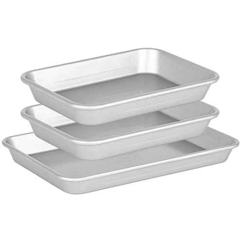 Premium Nonstick Ceramic Baking Sheet Pan Set (3 Count)