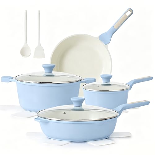 Nonstick Ceramic Cookware Set Large 13
