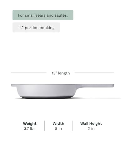 8" Cast Iron Skillet Pan