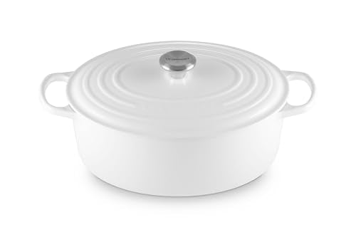 Enameled Cast Iron Oval Dutch Oven