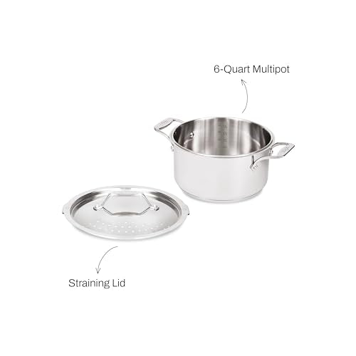 Simply Strain Stainless Steel Multipot with Straining Lid