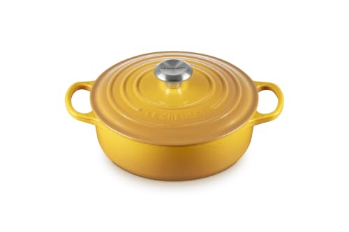Enameled Cast Iron Round Wide Dutch Oven