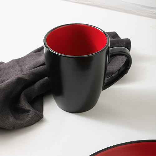 Albie Stoneware 32 Piece Modern Dinnerware Set (32 Count)
