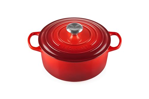 Enameled Cast Iron Round Dutch Oven