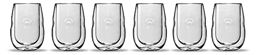 Moderna Artisan Series Double Wall Insulated Wine Glasses