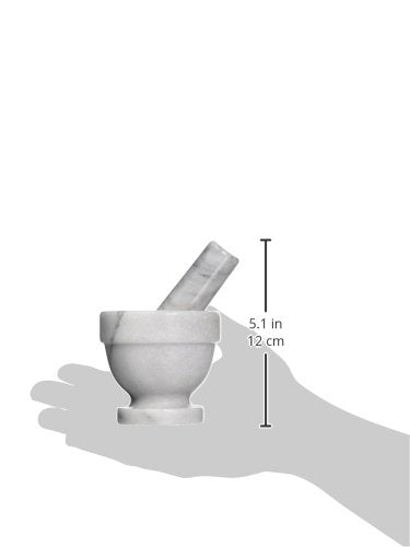 Small Marble Mortar and Pestle Set