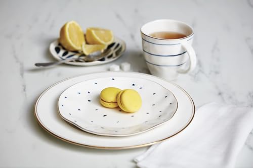 Blue Bay Porcelain Dessert Plates (Dessert Plates, Set of 4)