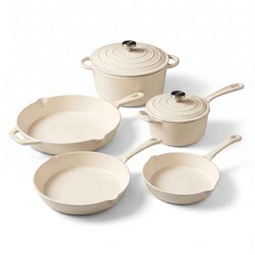 Enameled Cast Iron Cookware Set