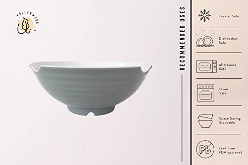 4 XL Gray White bowl set (9 inch x4 / Gray White)