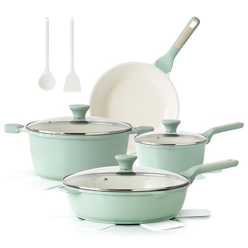 Nonstick Ceramic Cookware Set Large 13
