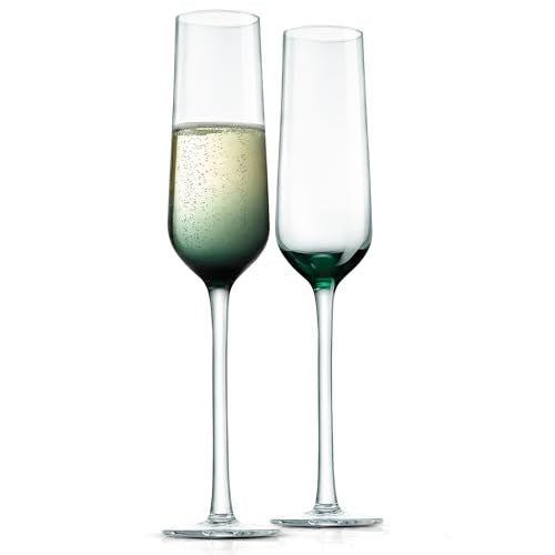 Kitchen 12.5 Ounce Champagne Flutes Set of 2