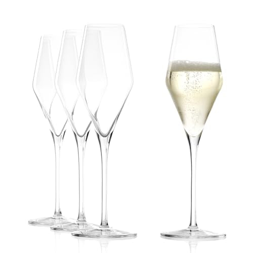 Champagne Glasses Quatrophil Set of 4