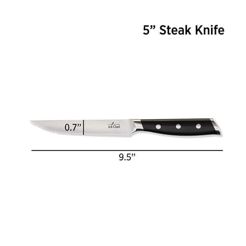 Forged German Stainless Steel Steak Knife Set 4 Piece (4 Count)