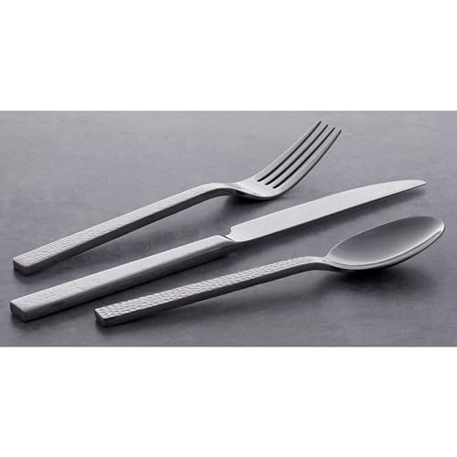 Chefs Table Hammered 45 Piece Everyday Flatware Set (45 Count)