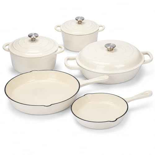 enameled cast iron cookware set