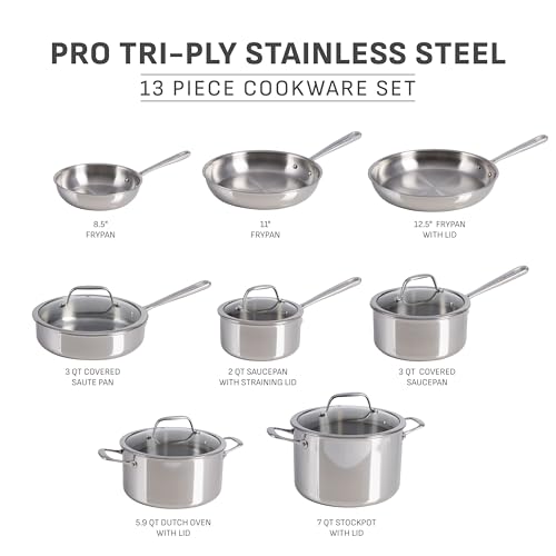 Pro Tri Ply Stainless Steel 13